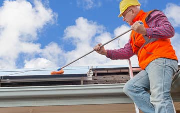 Nether Exe soft wash roof cleaning